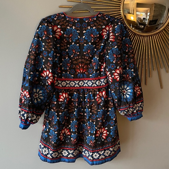 Farm Rio Button Front Mini Dress - Picture 4 of 9